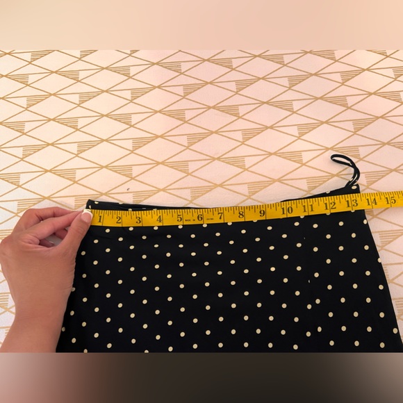 ROTATE Birger Christensen Camera Polka-Dot Maxi High Slit Skirt Size 2 - Picture 10 of 12